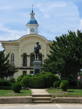 Confederate Monument and Main Entrance
