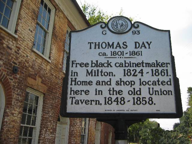 Thomas Day Historical Marker